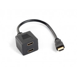 ADAPTADOR LANBERG HDMI MACHO HDMI HEMBRA