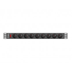 REGLETA LANBERG 1U 16A RACK 19