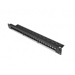 PATCH PANEL LANBERG 24 PUERTOS 1U