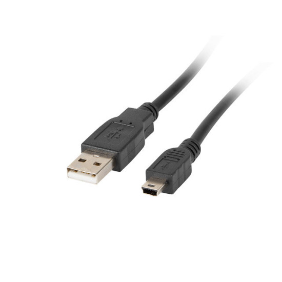 CABLE USB LANBERG 2.0 MACHO MINI Cable de datos
