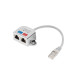 ADAPTADOR LANBERG SPLITTER ETHERNET FTP RJ45 Convertidores ADAPTADOR LANBERG SPLITTER ETHERNET FTP RJ45 Convertidores