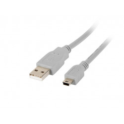 CABLE USB LANBERG 2.0 MACHO MINI