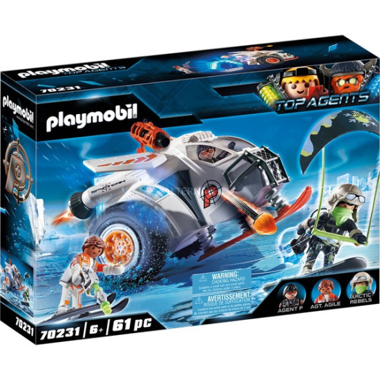 PLAYMOBIL ESPIAS SPY TEAM PLANEADOR NIEVE Playmobils PLAYMOBIL ESPIAS SPY TEAM PLANEADOR NIEVE Playmobils