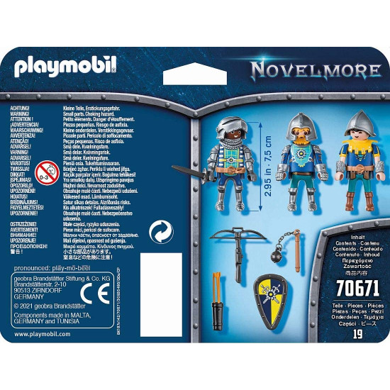 PLAYMOBIL SET 3 CABALLEROS NOVELMORE Playmobils PLAYMOBIL SET 3 CABALLEROS NOVELMORE Playmobils