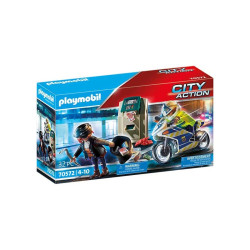 PLAYMOBIL CIUDAD MOTO POLICIA PERSECUCION DEL
