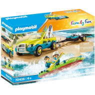PLAYMOBIL COCHE PLAYA CON CANOA
