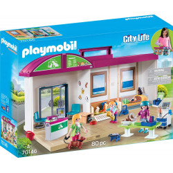 PLAYMOBIL CLINICA VETERINARIA MALETIN