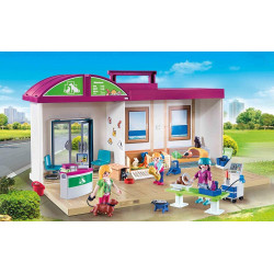 PLAYMOBIL CLINICA VETERINARIA MALETIN