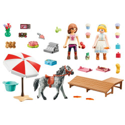 PLAYMOBIL SPIRIT INDOMABLE MIRADERO TIENDA DULCES