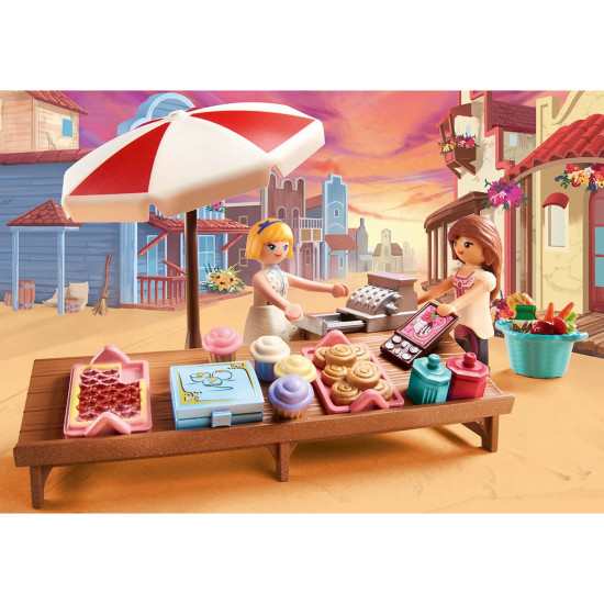 PLAYMOBIL SPIRIT INDOMABLE MIRADERO TIENDA DULCES Playmobils