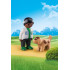 PLAYMOBIL 1.2.3 VETERINARIO CON PERRO