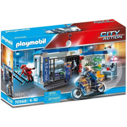 PLAYMOBIL CIUDAD POLICIA ESCAPE LA PRISION