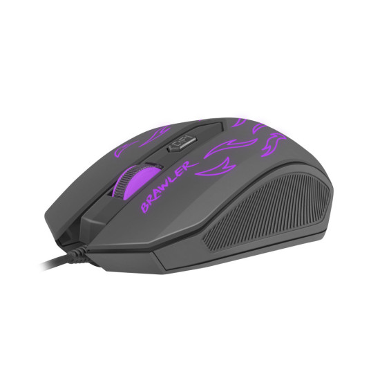 RATON GAMING FURY BRAWLER 1600DPI NEGRO Ratones