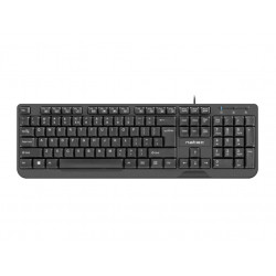 TECLADO NATEC TROUT SLIM NEGRO PORTUGUES