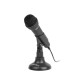 MICROFONO NATEC ADDER NEGRO Micrófonos MICROFONO NATEC ADDER NEGRO Micrófonos