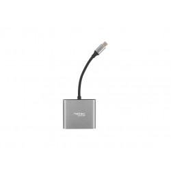 ADAPTADOR NATEC MULTIPUERTO USB - C A USB