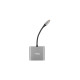 ADAPTADOR NATEC MULTIPUERTO USB - C A USB Dockings y hubs