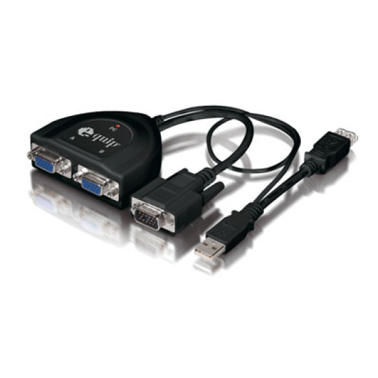 SPLITTER EQUIP VGA 2 PUERTOS 450MHZ Cables audio - vídeo