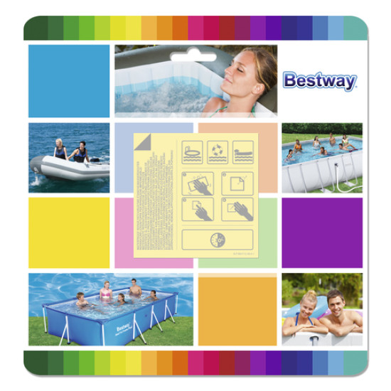 BESTWAY 62091 -  KIT DE REPARACIÓN Accesorios de piscinas