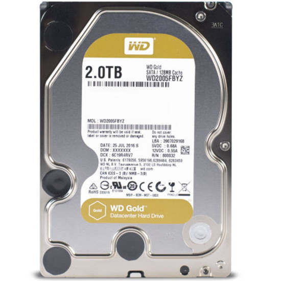 DISCO WD GOLD 2TB SATA6 128MB Discos duros internos DISCO WD GOLD 2TB SATA6 128MB Discos duros internos