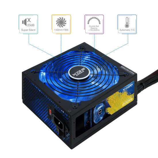 FUENTE ALIMENTACION TOOQ TQXGEII - 600SAP 600W 80+ Fuentes de alimentación FUENTE ALIMENTACION TOOQ TQXGEII - 600SAP 600W 80+ Fuentes de alimentación