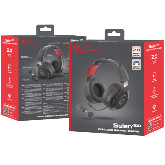 AURICULARES GAMING GENESIS SELEN 400 INALAMBRICO Auriculares AURICULARES GAMING GENESIS SELEN 400 INALAMBRICO Auriculares