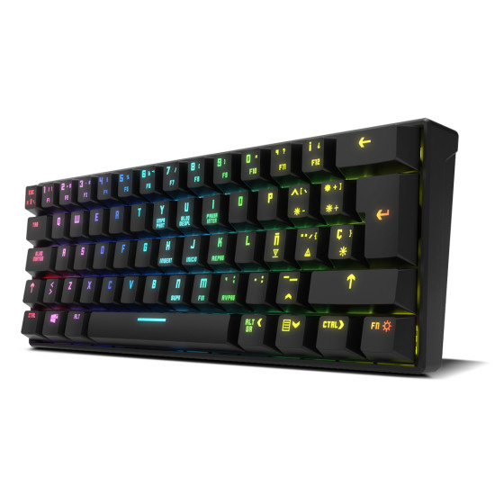 TECLADO MINI KROM GAMING KLUSTER RGB Teclados TECLADO MINI KROM GAMING KLUSTER RGB Teclados