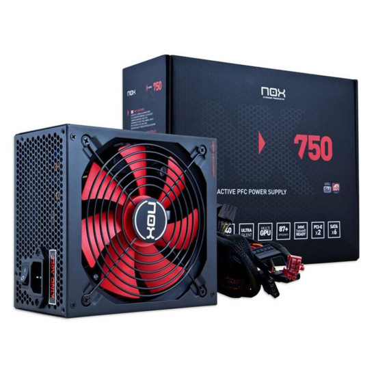 FUENTE ALIMENTACION NOX NX750 GAMING ATX Fuentes de alimentación FUENTE ALIMENTACION NOX NX750 GAMING ATX Fuentes de alimentación