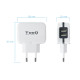 CARGADOR PARED USB TOOQ TQWC - 11S02WT 2XUSB Baterías y cargadores portátiles CARGADOR PARED USB TOOQ TQWC - 11S02WT 2XUSB Baterías y cargadores portátiles
