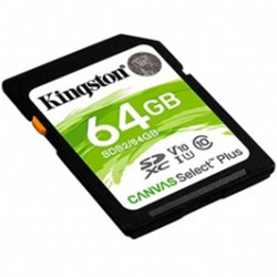 MEMORIA SDXC 64GB KINGSTON CANVAS SELECT