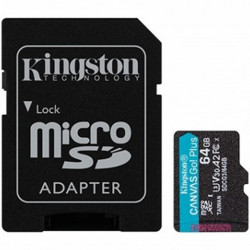 MEMORIA MICRO SDXC 64GB KINGSTON CANVAS