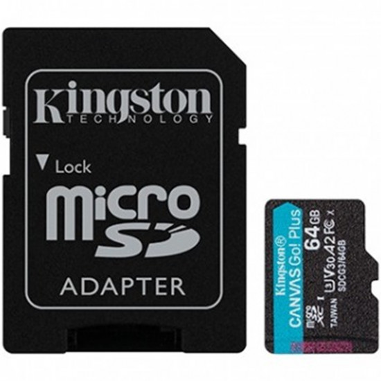 MEMORIA MICRO SDXC 64GB KINGSTON CANVAS Memorias secure digital (sd)