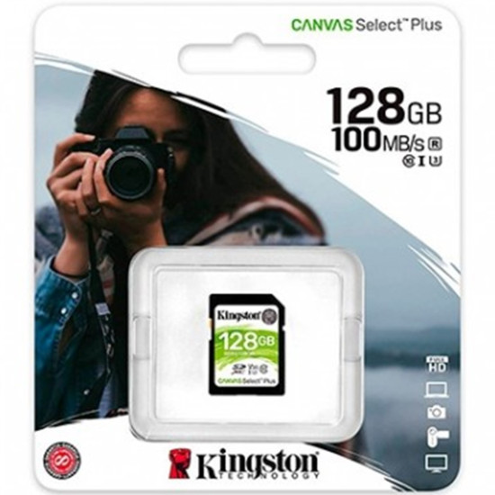 MEMORIA SDXC 128GB KINGSTON CANVAS SELECT Memorias secure digital (sd)