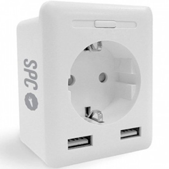 ENCHUFE INTELIGENTE SPC CLEVER PLUG USB Enchufes inteligentes