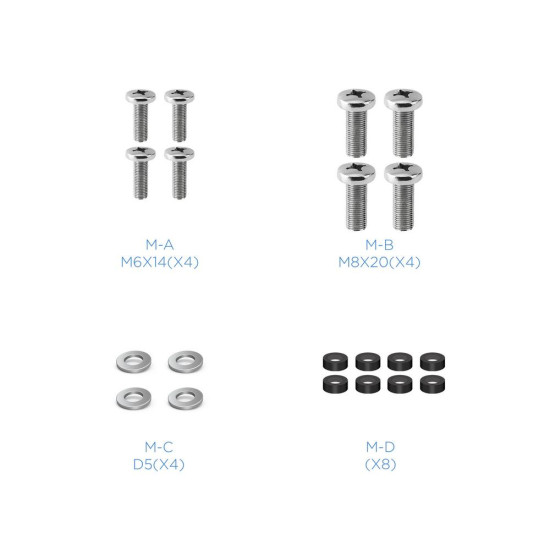 ADAPTADOR VESA TOOQ VMA0200 - B 200X200 200X100 Soportes monitores tv ADAPTADOR VESA TOOQ VMA0200 - B 200X200 200X100 Soportes monitores tv
