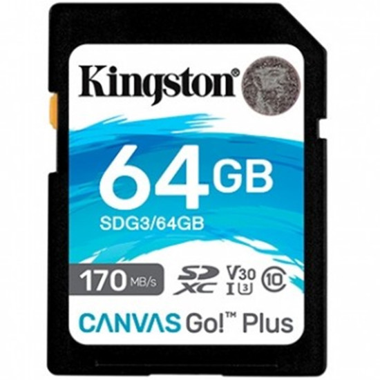 TARJETA MEMORIA SDXC 64GB KINGSTON CANVAS Memorias secure digital (sd)