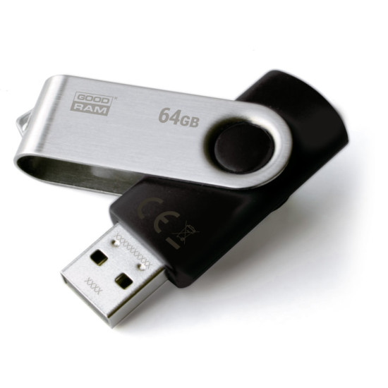 USB 2.0 GOODRAM 64GB UTS2 NEGRO Memorias usb