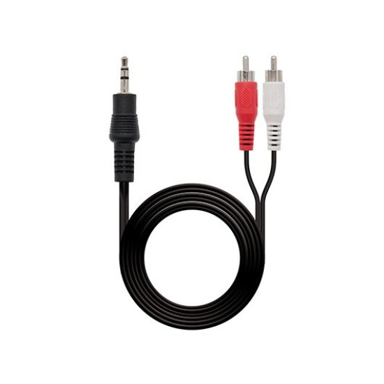 CABLE AUDIO NANOCABLE 1XJACK 3.5 TO Cables audio - vídeo