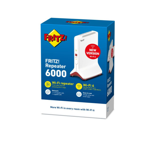 REPETIDOR WIFI 6 FRITZ! 6000 MESH Extensores de red REPETIDOR WIFI 6 FRITZ! 6000 MESH Extensores de red