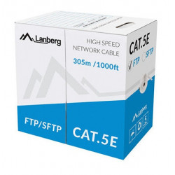 BOBINA CAT.5E LANBERG SFTP 305M SOLID