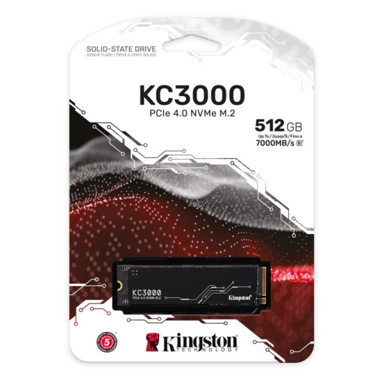 DISCO DURO INTERNO SSD KINGSTON KC3000 Discos duros internos DISCO DURO INTERNO SSD KINGSTON KC3000 Discos duros internos