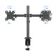 SOPORTE MESA TOOQ DB1232TN - B 2 PANTALLAS Soportes monitores tv SOPORTE MESA TOOQ DB1232TN - B 2 PANTALLAS Soportes monitores tv