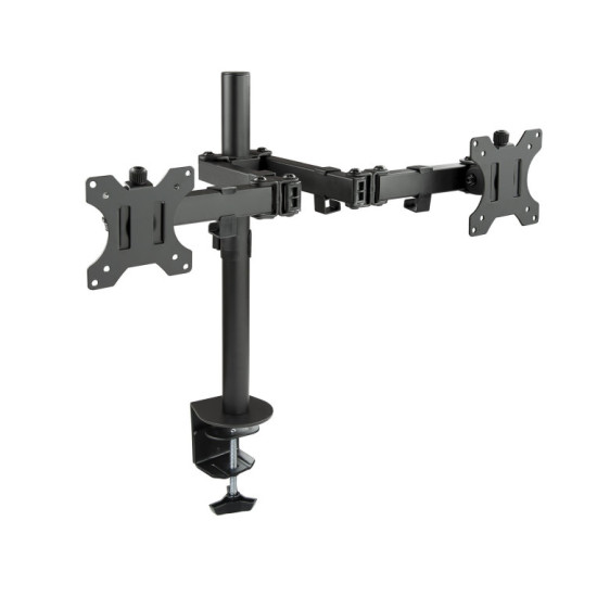 SOPORTE MESA TOOQ DB1232TN - B 2 PANTALLAS Soportes monitores tv SOPORTE MESA TOOQ DB1232TN - B 2 PANTALLAS Soportes monitores tv