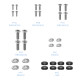 SOPORTE PARED TOOQ LP1242F - B 23 PULGADAS - 42 PULGADAS CARGA Soportes monitores  tv