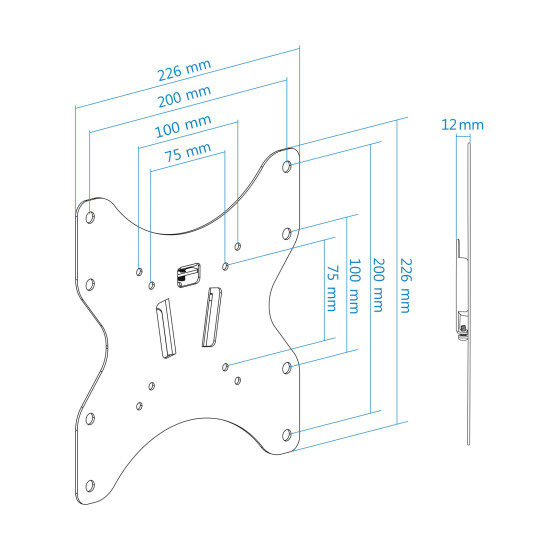 SOPORTE PARED TOOQ LP1242F - B 23 PULGADAS - 42 PULGADAS CARGA Soportes monitores  tv