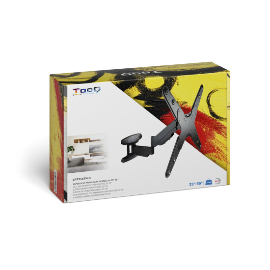 SOPORTE TV MONITOR TOOQ 23 PULGADAS - 55 PULGADAS GIRATORIO Soportes monitores  tv