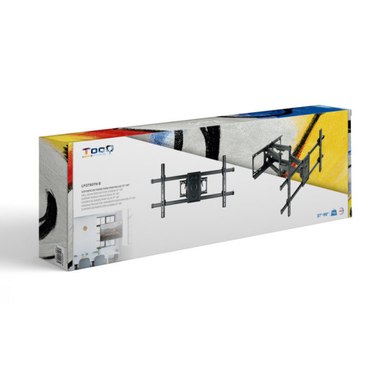 SOPORTE PARED TOOQ LP3790TN - B 37 PULGADAS - 90 PULGADAS NEGRO Soportes monitores  tv