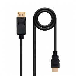 CABLE DISPLAYPORT - M A HDMI - M 3M NANOCABLE