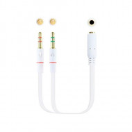 CABLE AUDIO 1XJACK - 3.5 A 2XJACK - 3.5 NANOCABLE