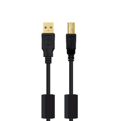 CABLE FERRITA USB(A) 2.0 A USB(B)